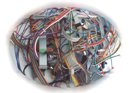 Kabelové svazky, kabelová konfekce Výroba a montáž kabelových svazků a kabelové konfekce. Kabelové s...